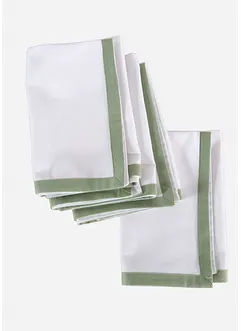 Tovaglioli in cotone biologico (pacco da 4), bonprix Tovaglioli in cotone biologico (pacco da 4), bonprix