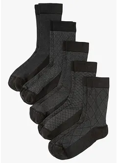 Calzini con bordo morbido (pacco da 5 paia) con cotone biologico, bonprix Calzini con bordo morbido (pacco da 5 paia) con cotone biologico, bonprix