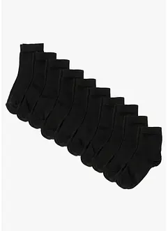 Calzini corti con cotone biologico (pacco da 10 paia), bonprix Calzini corti con cotone biologico (pacco da 10 paia), bonprix