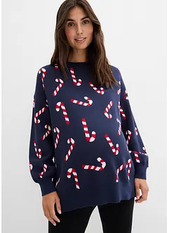Maglione prémaman con spacchi per l'allattamento, bonprix Maglione prémaman con spacchi per l'allattamento, bonprix