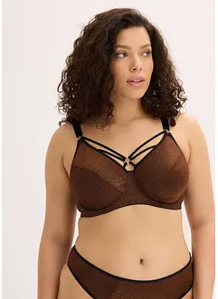 Reggiseno minimizer in tessuto glitterato, bonprix Reggiseno minimizer in tessuto glitterato, bonprix