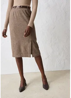 Gonna longuette in misto lana, bonprix Gonna longuette in misto lana, bonprix