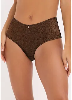 Brasiliana a vita alta in tessuto glitterato, bonprix Brasiliana a vita alta in tessuto glitterato, bonprix
