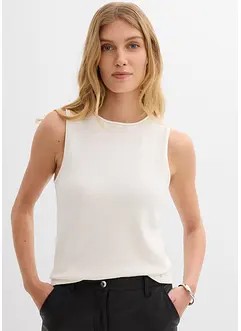 Top in maglia di puro cotone, bonprix Top in maglia di puro cotone, bonprix