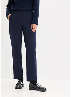 Pantaloni con elastico in vita e risvolto, bonprix Pantaloni con elastico in vita e risvolto, bonprix