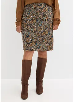 Gonna in misto cotone elasticizzato, bonprix Gonna in misto cotone elasticizzato, bonprix