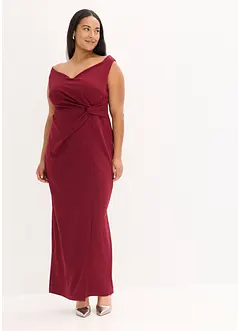 Abito a spalle scoperte in crêpe strutturato, bonprix Abito a spalle scoperte in crêpe strutturato, bonprix