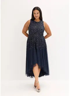 Abito asimmetrico con paillettes ricamate, bonprix Abito asimmetrico con paillettes ricamate, bonprix