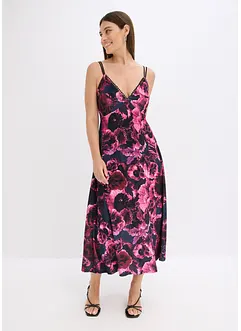 Abito midi in velluto lucido, bonprix Abito midi in velluto lucido, bonprix