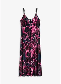 Abito midi in velluto lucido, bonprix Abito midi in velluto lucido, bonprix