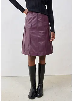 Gonna svasata in nappa di agnello, bonprix Gonna svasata in nappa di agnello, bonprix