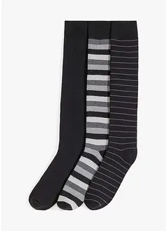 Calzettoni termici con interno in spugna morbida e cotone biologico (pacco da 3 paia), bonprix Calzettoni termici con interno in spugna morbida e cotone biologico (pacco da 3 paia), bonprix