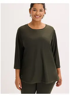 Maglia tecnica utra-morbida ad asciugatura rapida con maniche a 3/4, bonprix Maglia tecnica utra-morbida ad asciugatura rapida con maniche a 3/4, bonprix