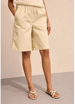 Bermuda in misto cotone paper touch, bonprix Bermuda in misto cotone paper touch, bonprix