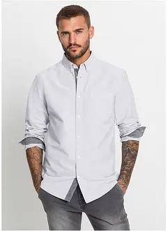 Camicia Oxford a maniche lunghe in puro cotone, bonprix Camicia Oxford a maniche lunghe in puro cotone, bonprix