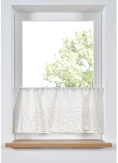 Tenda a vetro con ricami lucidi, bonprix Tenda a vetro con ricami lucidi, bonprix