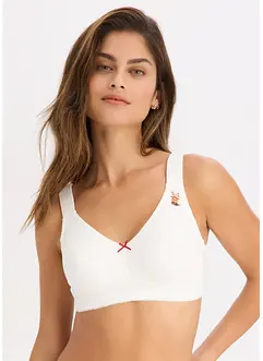 Reggiseno senza ferretto  con cotone biologico (pacco da 2), bonprix Reggiseno senza ferretto  con cotone biologico (pacco da 2), bonprix