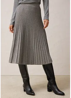 Gonna di maglia con lana merino, bonprix Gonna di maglia con lana merino, bonprix