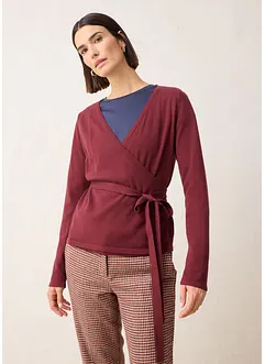 Cardigan incrociato con lana merino, bonprix Cardigan incrociato con lana merino, bonprix