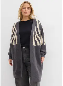 Maxi cardigan zebrato, bonprix Maxi cardigan zebrato, bonprix