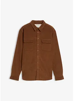 Camicia di velluto a coste con fodera calda in pile, bonprix Camicia di velluto a coste con fodera calda in pile, bonprix