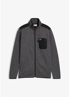 Giacca di pile lavorato a maglia, bonprix Giacca di pile lavorato a maglia, bonprix