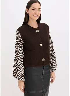 Gilet in maglia con bottoni decorativi, bonprix Gilet in maglia con bottoni decorativi, bonprix