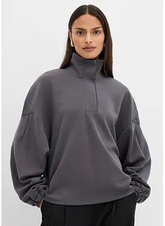 Felpa oversize in tessuto effetto neoprene, bonprix Felpa oversize in tessuto effetto neoprene, bonprix