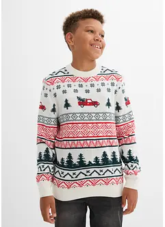 Maglione in filato fine con motivo natalizio, bonprix Maglione in filato fine con motivo natalizio, bonprix