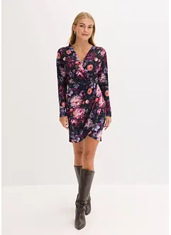 Miniabito aderente con scollatura profonda, bonprix Miniabito aderente con scollatura profonda, bonprix