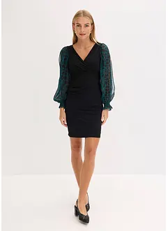 Miniabito aderente con cut-out alle maniche, bonprix Miniabito aderente con cut-out alle maniche, bonprix