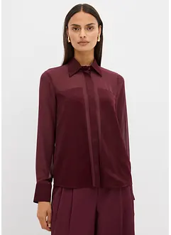Camicia con inserto di satin, bonprix Camicia con inserto di satin, bonprix