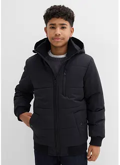 Giacca trapuntata invernale stile bomber con cappuccio, bonprix Giacca trapuntata invernale stile bomber con cappuccio, bonprix