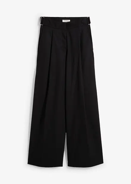 Pantaloni con fibbie ai lati in misto viscosa