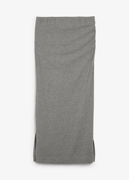 Gonna midi in viscosa fluente