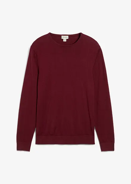 Maglione in filato fine con lana merino
