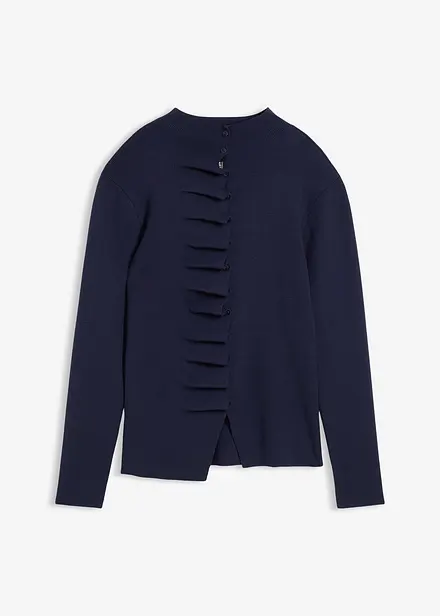 Cardigan in filato fine di misto viscosa morbido