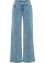 Jeans larghi con cinta asimmetrica in cotone biologico, RAINBOW