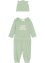 Body neonato, pantaloni, accessorio in cotone biologico (set 3 pezzi), bpc bonprix collection