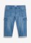 Jeans cropped con cinta comoda loose fit, straight, John Baner JEANSWEAR