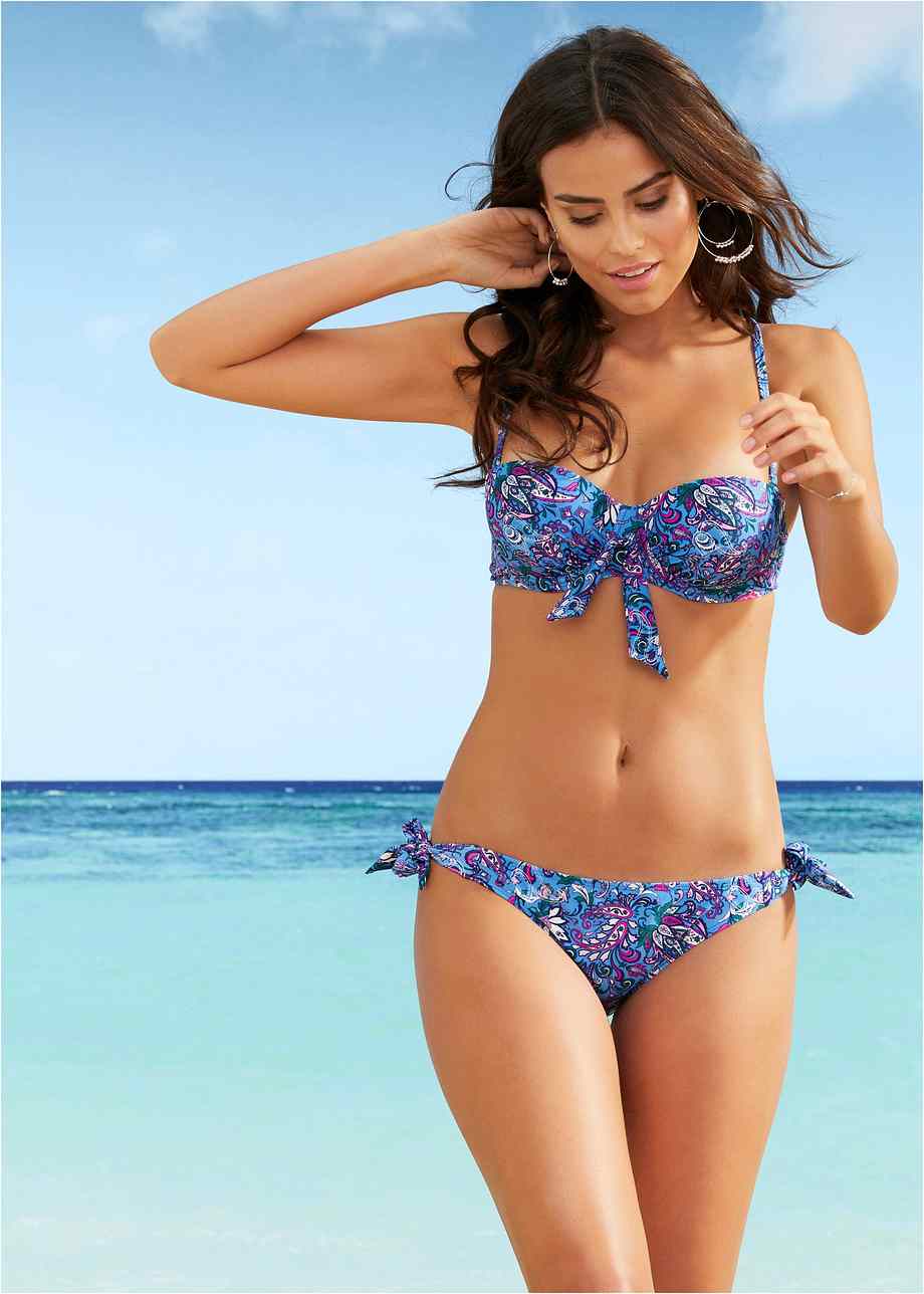 Bikini Con Ferretto Blu Fantasia Donna Bonprix It