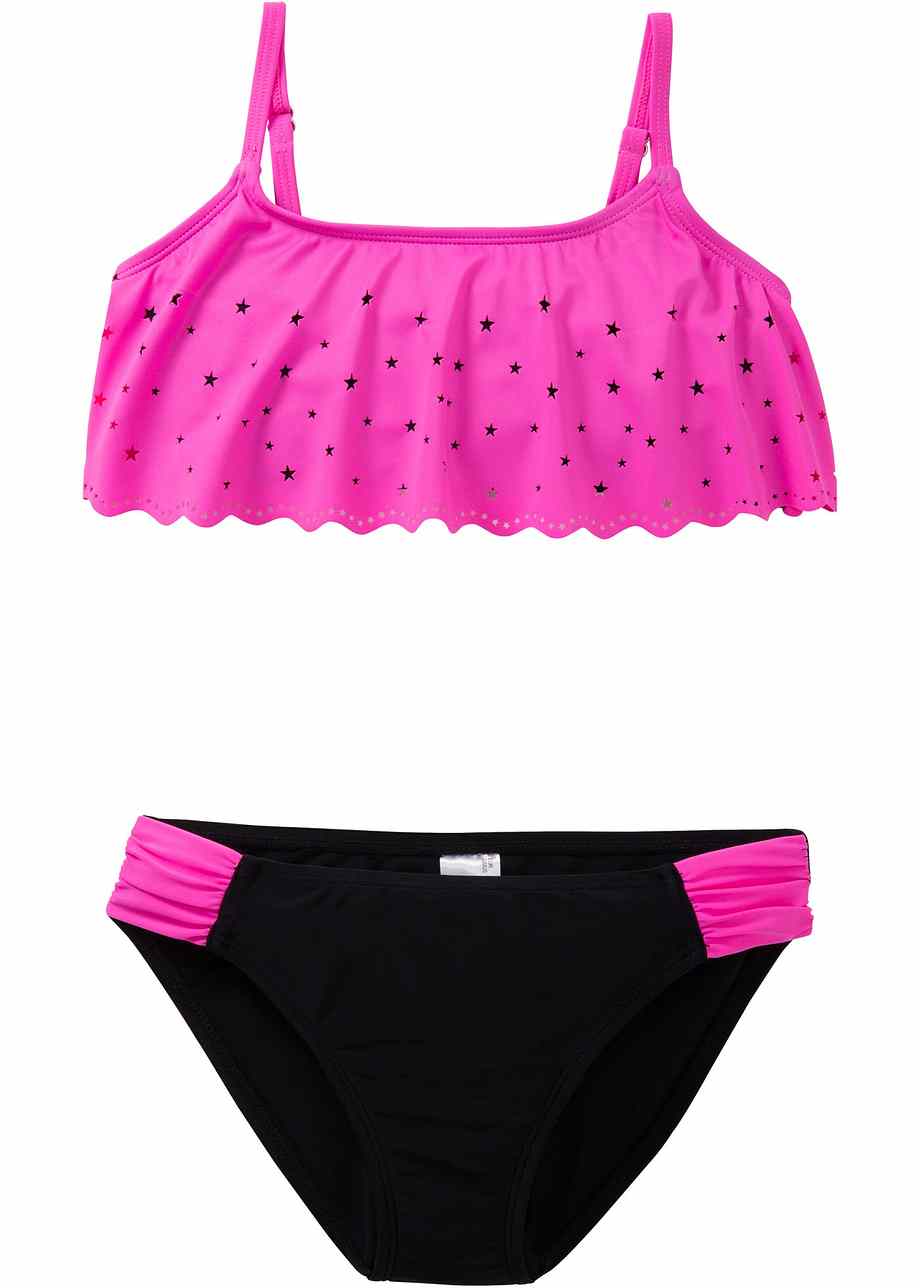 Bikini Nero Fucsia Neon Bambini Bpc Bonprix Collection Bonprix It