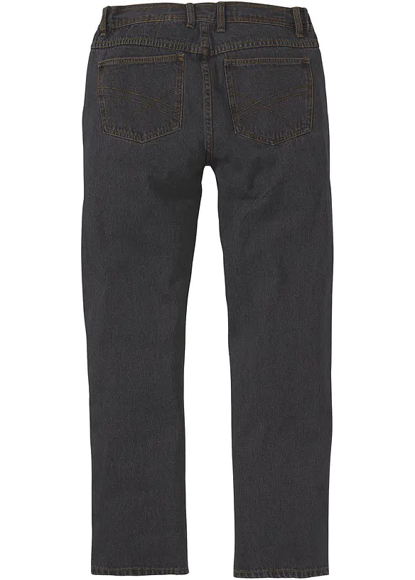 Jeans classic fit con inserto elasticizzato ai lati, straight, bonprix