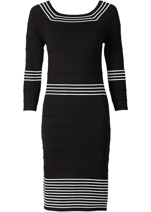 Abito in maglia fluente di misto viscosa, bonprix