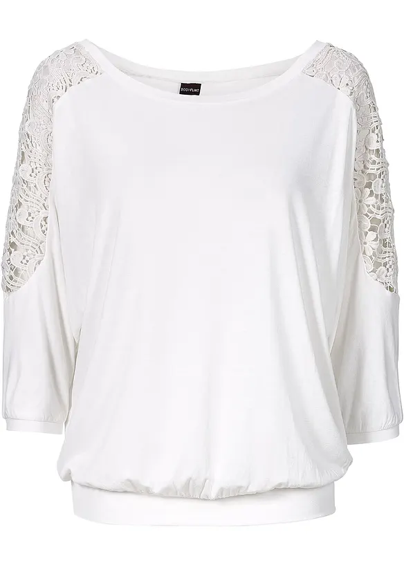 Maglia oversize in misto viscosa, bonprix