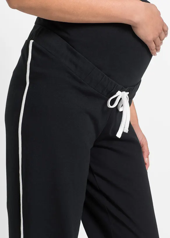 Pantaloni da jogging prémaman con cotone biologico, straight leg, bonprix