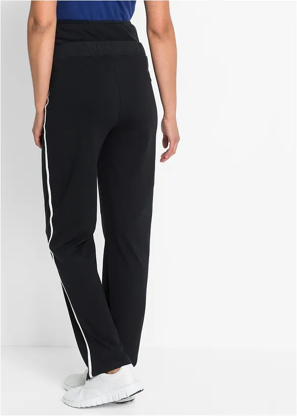 Pantaloni da jogging prémaman con cotone biologico, straight leg, bonprix