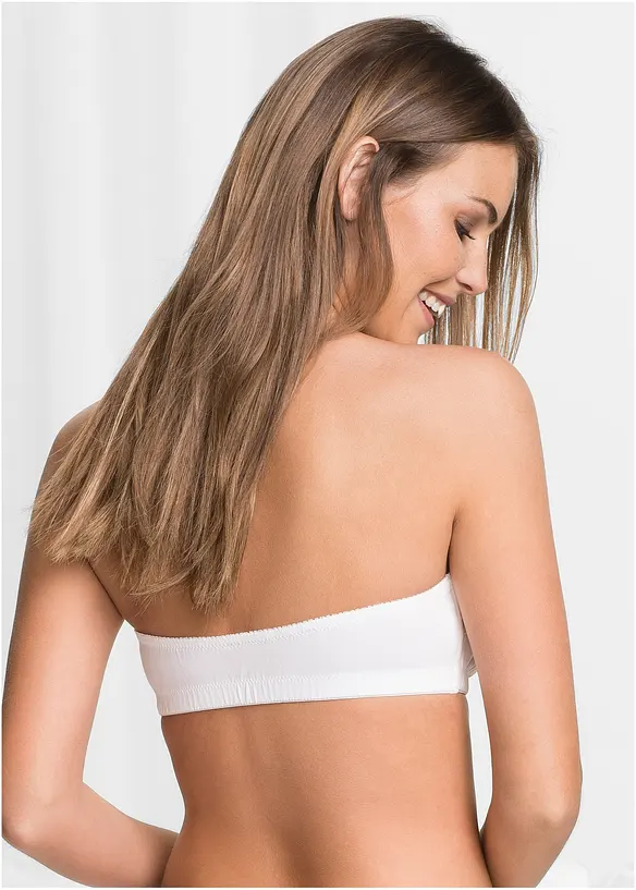 Reggiseno a fascia (coppe A e B) con cotone biologico (pacco da 2), bonprix