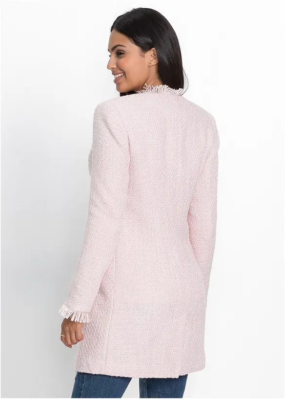 Blazer lungo in bouclé, bonprix