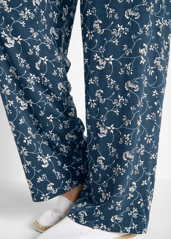 Pantaloni a palazzo in misto viscosa, bonprix